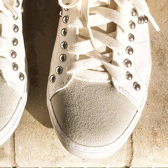 Zara Studded Sneakers with Leopard Print - Picture 9 of 13